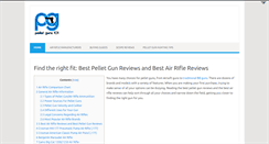 Desktop Screenshot of pelletguns101.com